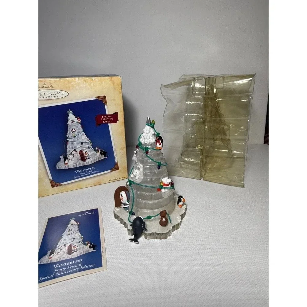 2004 Hallmark Frosty Friends Winterfest Keepsake Ornament IOB QX8474 - WITH BOX